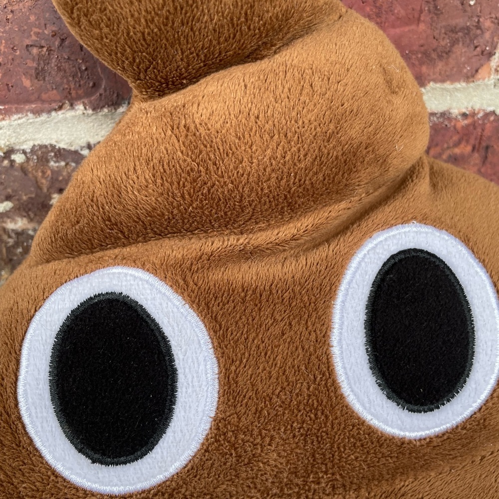 Poop Emoji Pillow 13 Inches Tall 💩 - Picture 2 of 6
